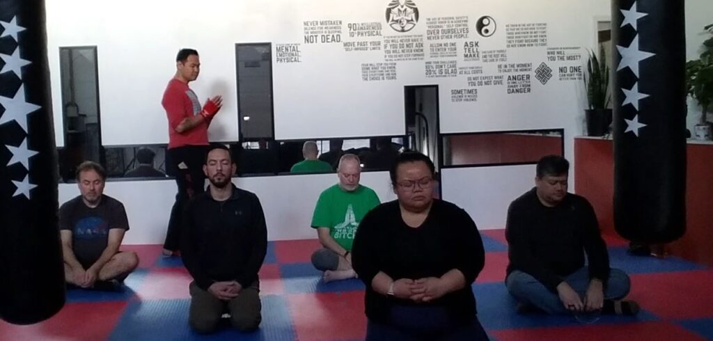 Mindful breathing, art of personal safety